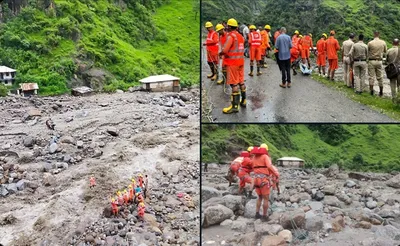 हिमाचल में 3 जगह बादल फटे  अब तक 2 की मौत  50 लापता