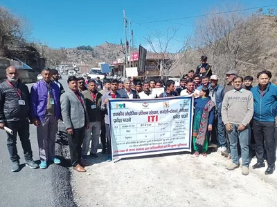 iti कमोली ने तकनीकी शिक्षा को लेकर किया जागरुक  बाजार—गांव में रैली