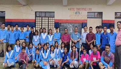 अल्मोड़ा  जीआईसी हवालबाग को फिर चुना एटीएल स्कूल आफ द ​मंथ