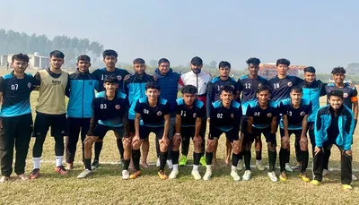 अल्मोड़ा  पंजाब में सोबन सिंह जीना विश्वविद्यालय के फुटबाल टीम की धाक
