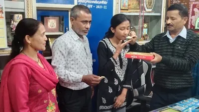 रानीखेत   विवेकानंद विद्या मंदिर की छात्रा अंजू बिष्ट ने किया नाम रोशन