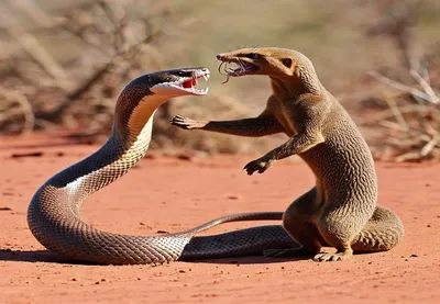 snake vs mongoose  कोबरा और नेवले की जबरदस्त लाड़ाई  वीडियो वायरल