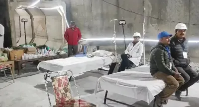 उत्तरकाशी टनल से मजदूरों को कुछ देर में निकालेगी ndrf  टनल के अंदर अस्पताल बनाया