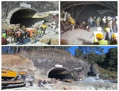 tunnel rescue   रैट माइनर्स पर टिकी उम्मीदें  अच्छी ख़बर का इंतजार
