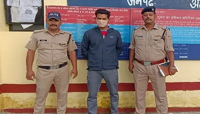 अल्मोड़ा  वारंटी को नैनीताल से पकड़ लाई पुलिस