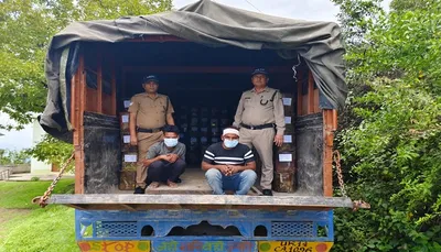 अल्मोड़ा  होशियारी खूब दिखाई  मगर पुलिस के आगे नहीं चली  175 टिन पकड़ा